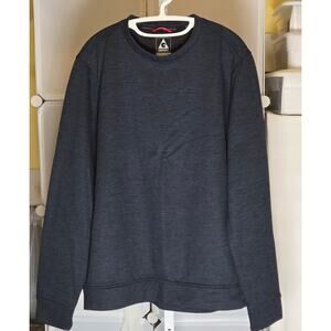 Gerry Textured Knit Pullover, Dark Blue, New without Tags Sz. Large